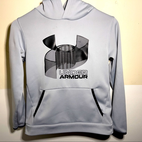 Under Armour Hoodie.  Size (Youth Small) Color (Gray) - Picture 1 of 3